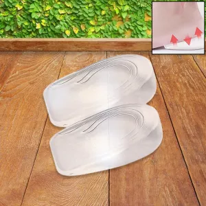 1 Pairs Silicone Heel Pads, Shoes Insole (9×7 Cm)