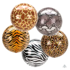 16" Anagram Animal Print Orbz® XL™  - Globe Shape | 1 Count