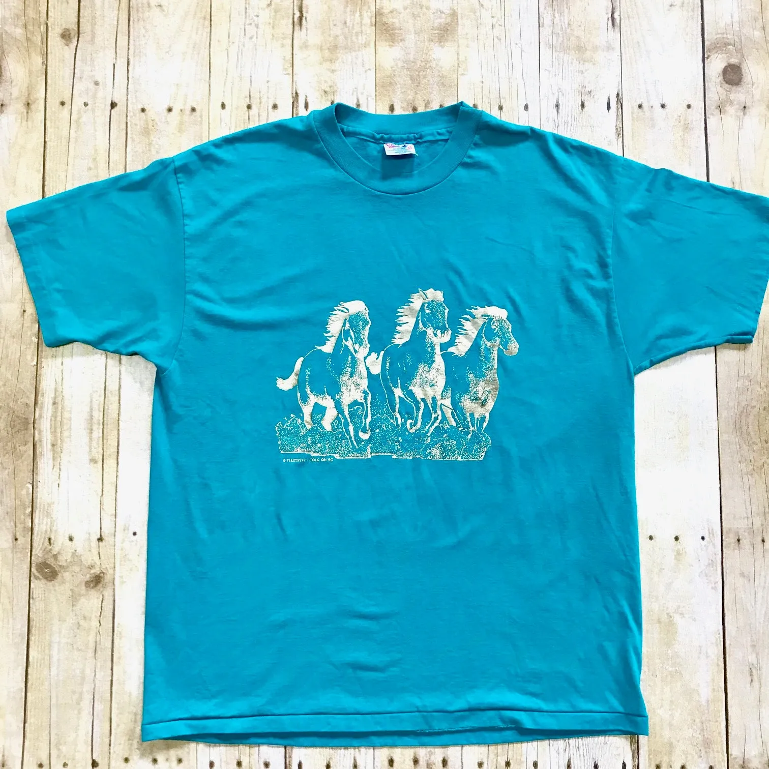 1990 Golden Horses Single-Stitch Tee