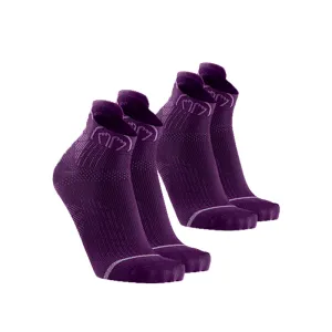 2-pair set - Run Anatomic Ankle Women Purple