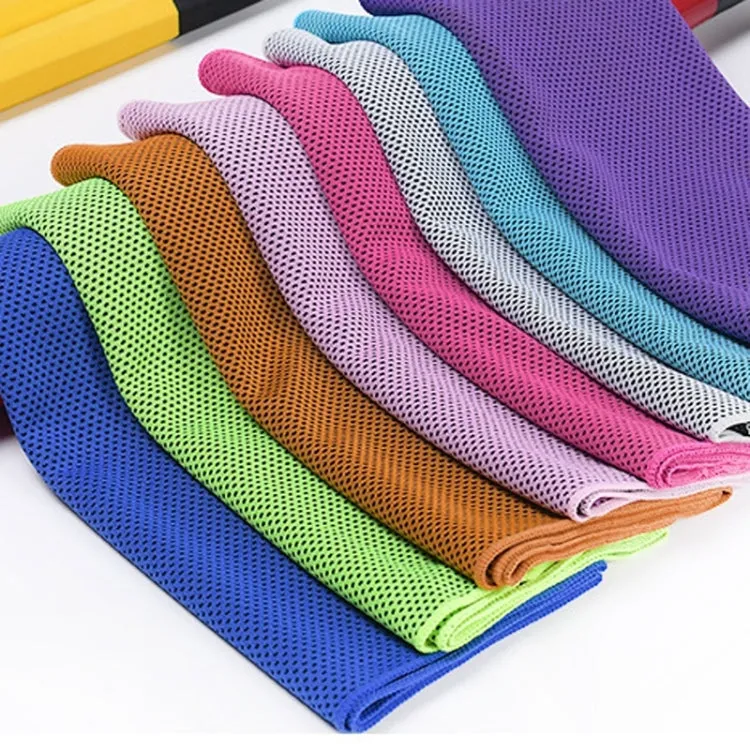 30x80cm  Summer Fitness Cold Sports Towel To Cool Down Ice Cold Towel(Cylindrical Fruit Green)