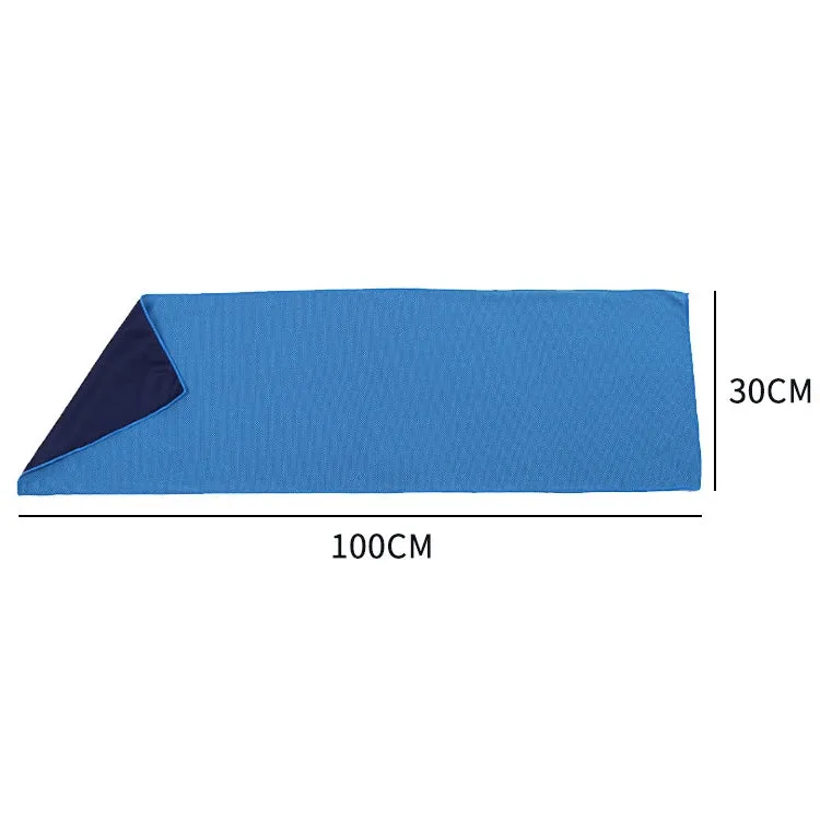 Absorbent Polyester Quick-drying Breathable Cold-skinned Fitness Sports Portable Towel, Package:30x100 Clasp Cup(Croci)