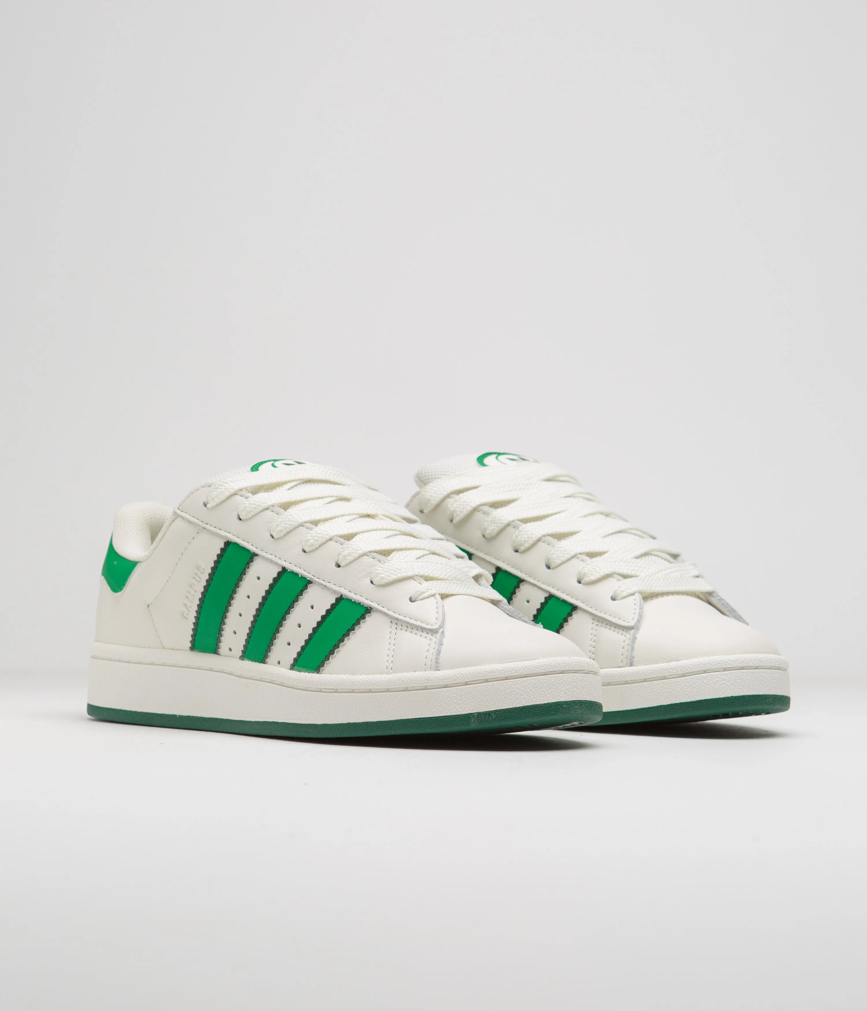 Adidas Campus 00s Shoes - Core White / Green / Off White