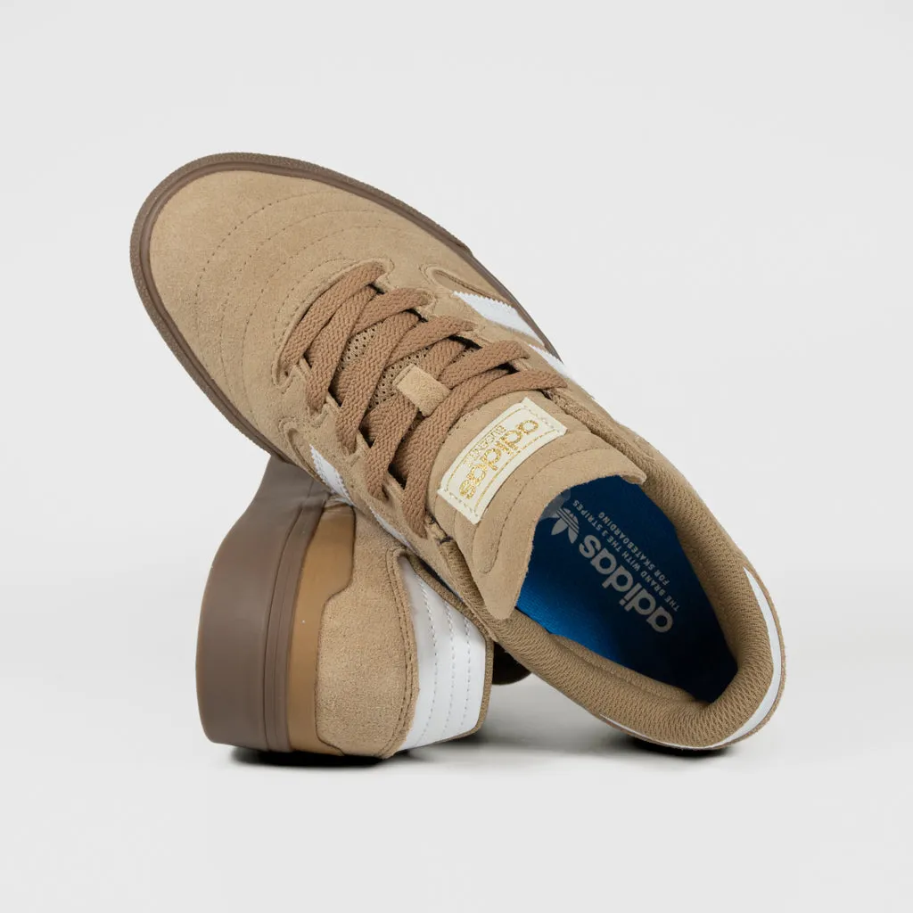 Adidas Skateboarding - Busenitz Vulc 2 Shoes - Cardboard / Chalk White / Gold Metallic