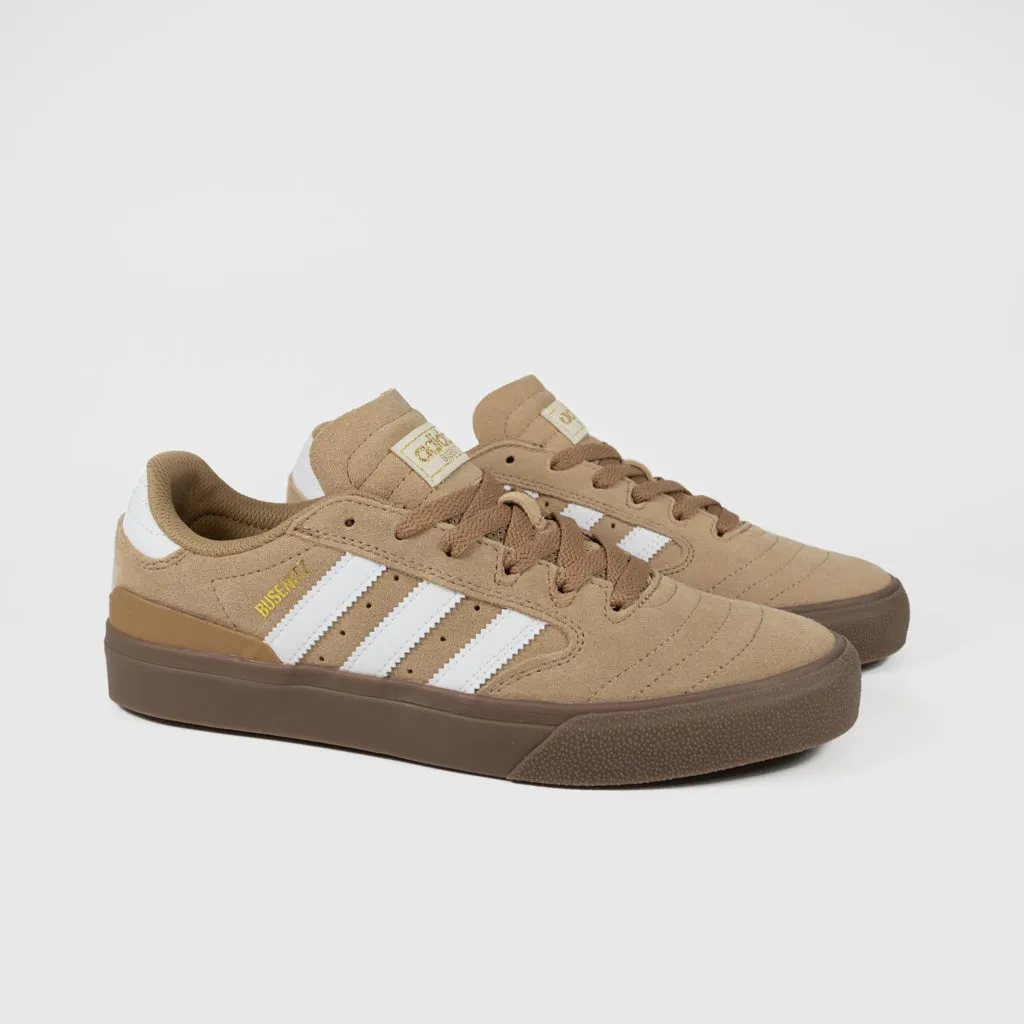 Adidas Skateboarding - Busenitz Vulc 2 Shoes - Cardboard / Chalk White / Gold Metallic