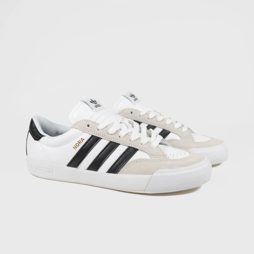 Adidas Skateboarding - Nora Shoes - Footwear White / Core Black / Crystal White