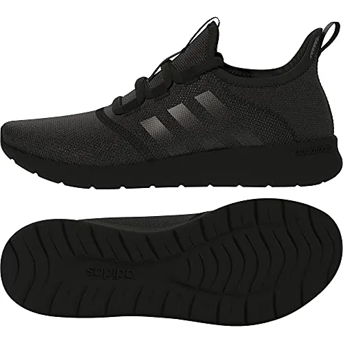 adidas Women's Cloudfoam Pure 2.0 Running Shoes, Black/Black/Core White, 6.5