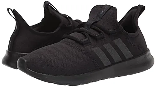 adidas Women's Cloudfoam Pure 2.0 Running Shoes, Black/Black/Core White, 6.5