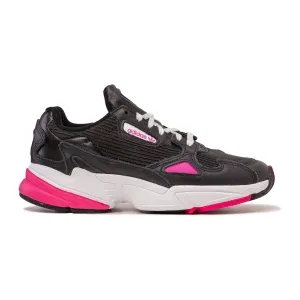 Adidas Women's Falcon Core Black & Pink Sneakers