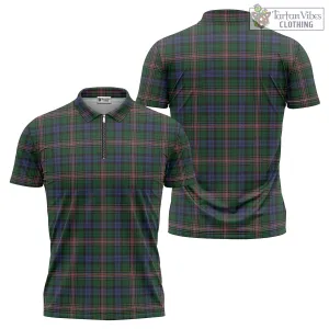 Allison Tartan Zipper Polo Shirt