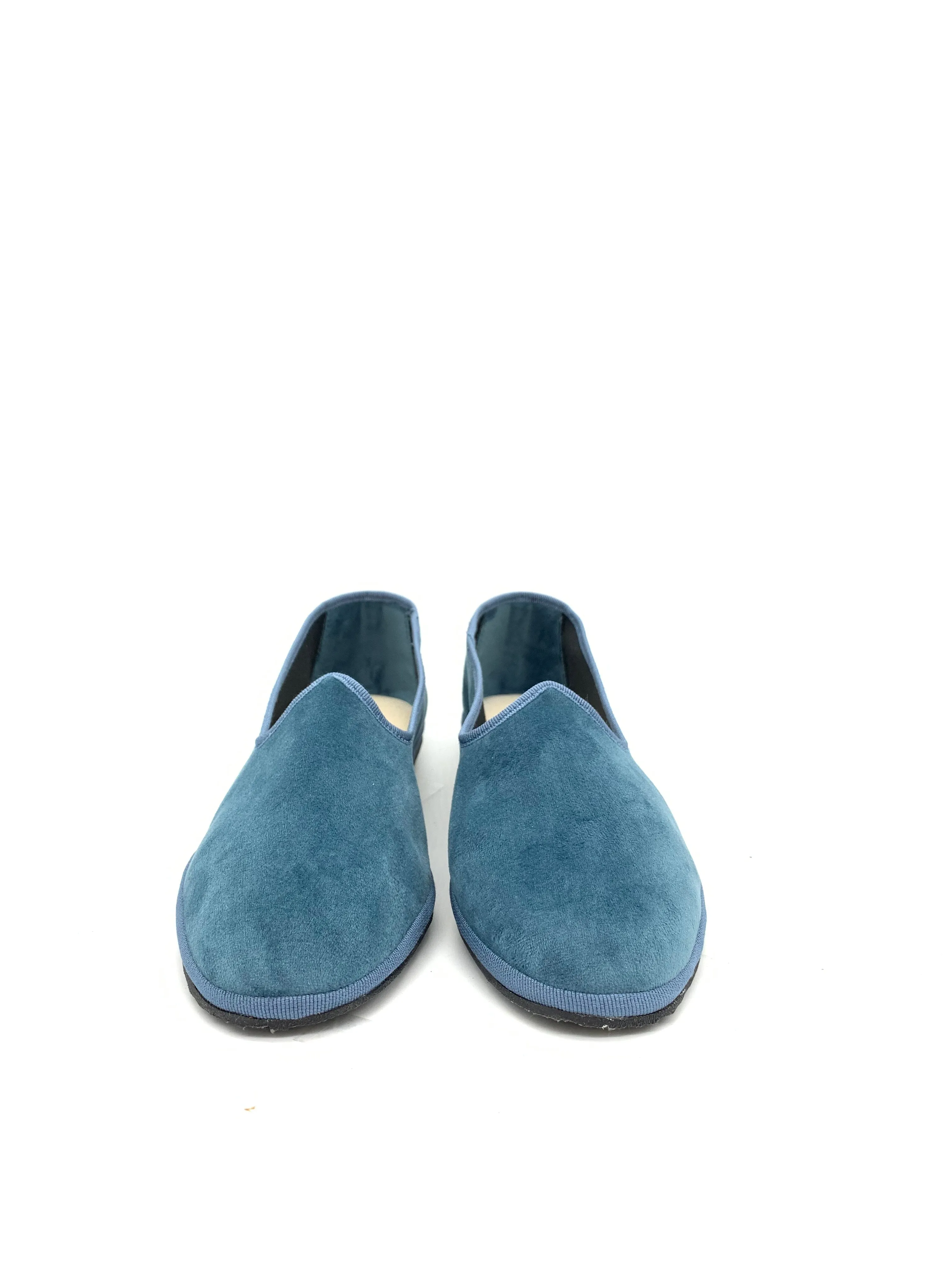 Alos Italian Velvet Loafer Shoes