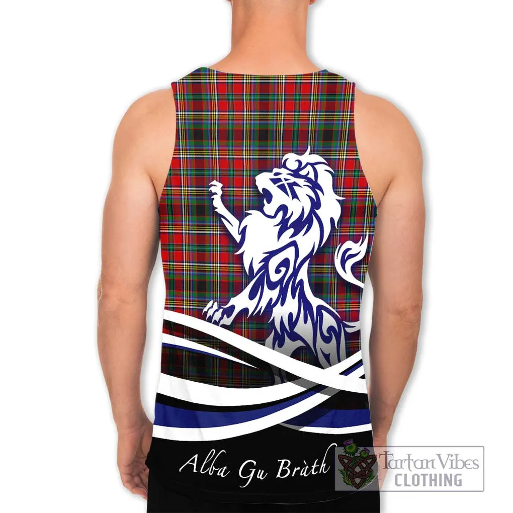 Anderson of Arbrake Tartan Men's Tank Top with Alba Gu Brath Regal Lion Emblem