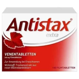 ANTISTAX extra vein tablets 180 pc Relieves tired, heavy legs