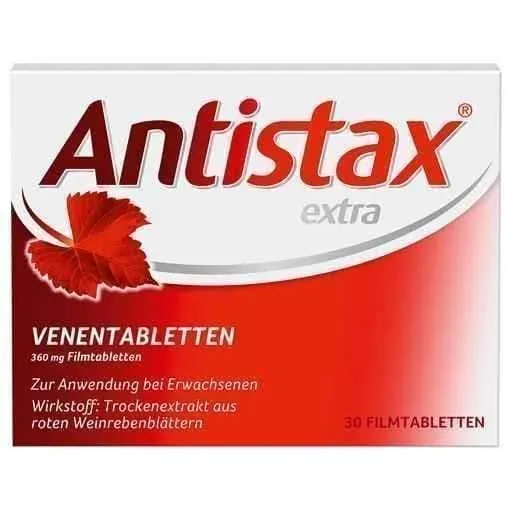 ANTISTAX extra vein tablets 30 pc Relieves tired, heavy legs