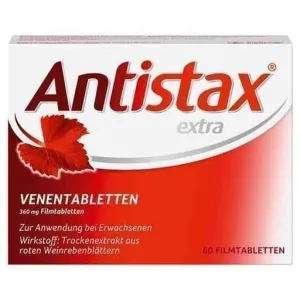 ANTISTAX extra vein tablets 60 pc Relieves tired, heavy legs