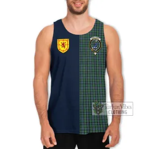 Arbuthnot Tartan Men's Tank Top Alba with Scottish Lion Royal Arm Half Style