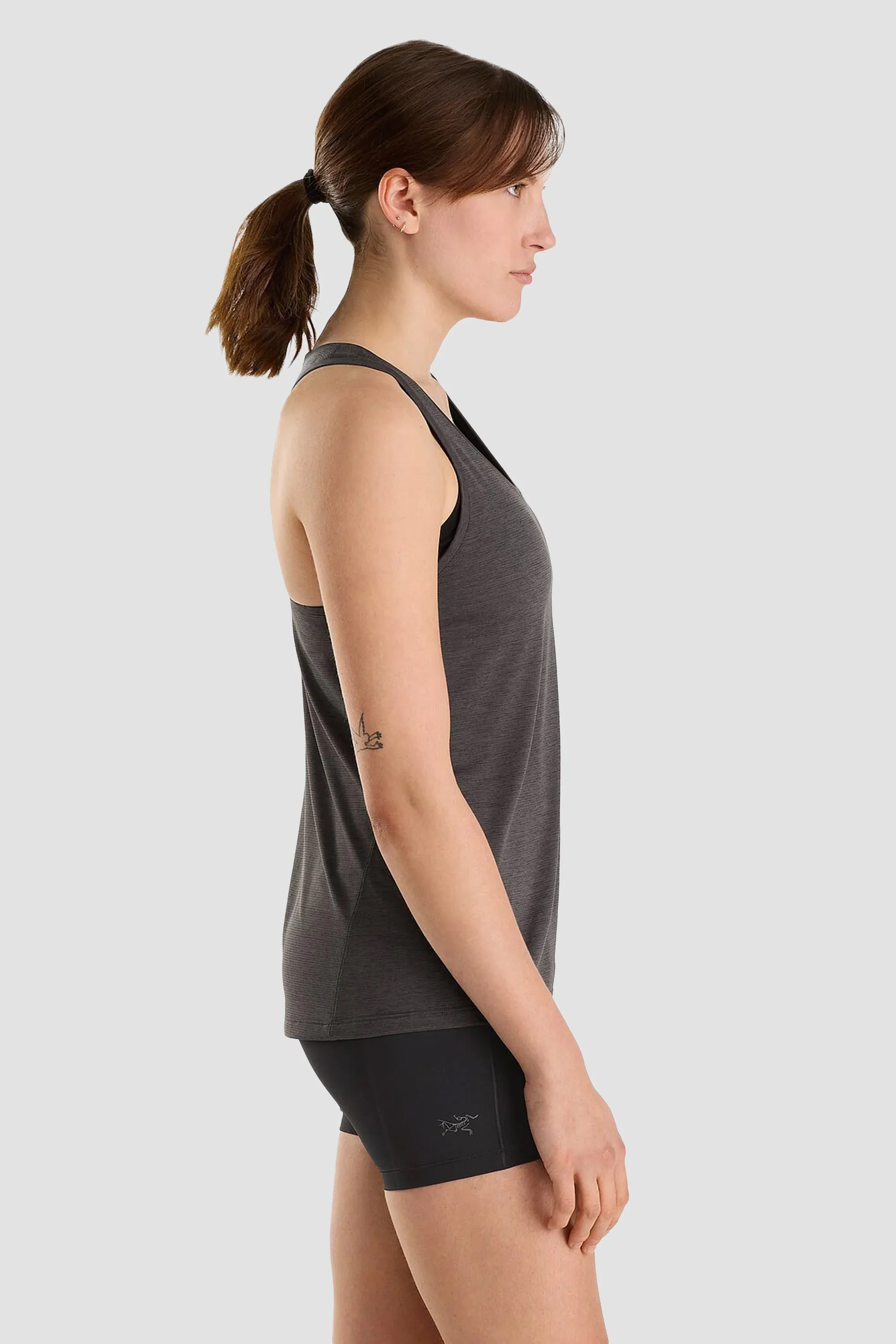 Arc'teryx Women's Teama Tank in Black Heather