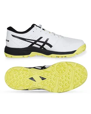 ASICS Gel Peake - Rubber Cricket Shoes - White/Glow Yellow