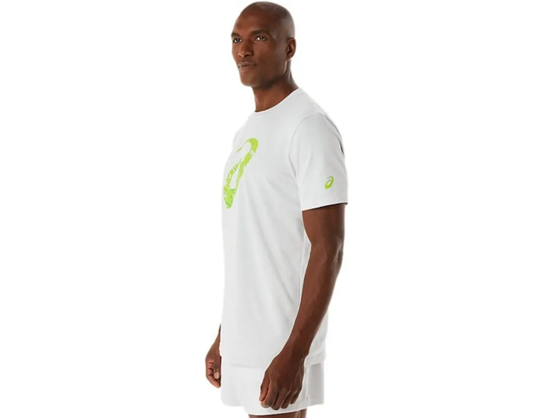 ASICS SEASONAL GRAPHIC MEN'S SS TOP GREY