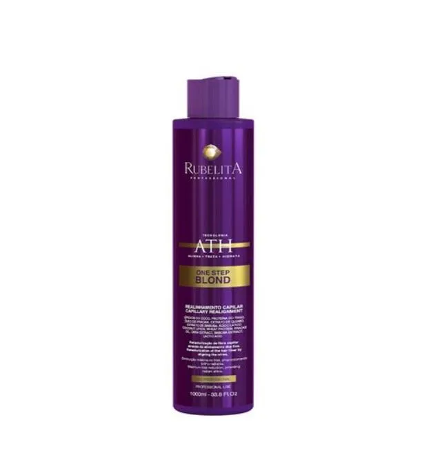 ATH One Step Blond Smoothing Moisturizing Organic Progressive 1L - Rubelita