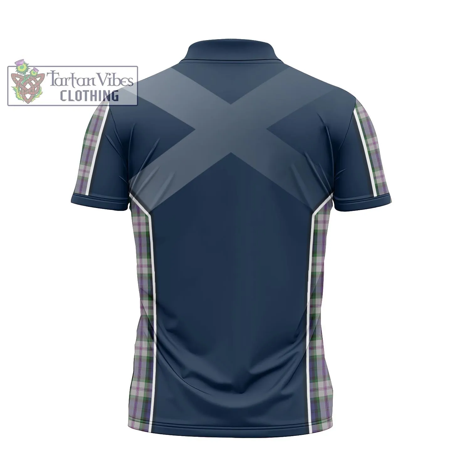 Baird Dress Tartan Zipper Polo Shirt with Family Crest and Scottish Thistle Vibes Sport Style