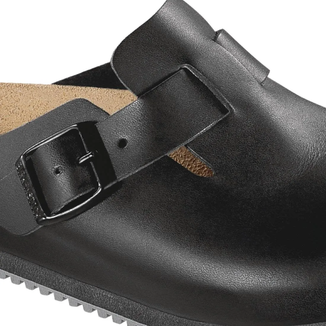 BB129-39 Birkenstock Super Grip Professional Boston Clogs Black 39