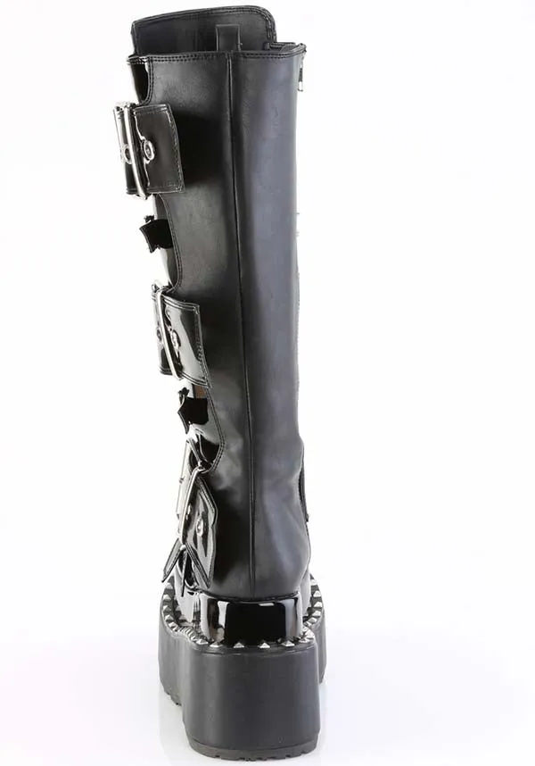 BEAR-215 [Black] | PLATFORM BOOTS [PREORDER]