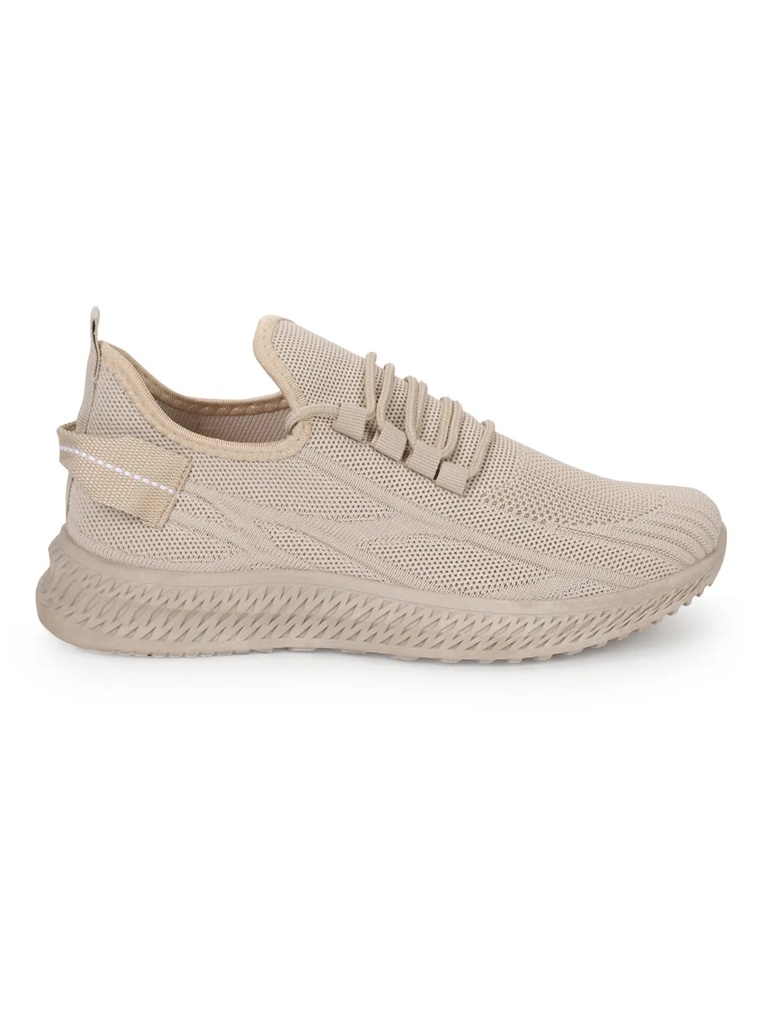 Beige Mesh Slip-On Sneakers (TC-RS3436-BEIG)