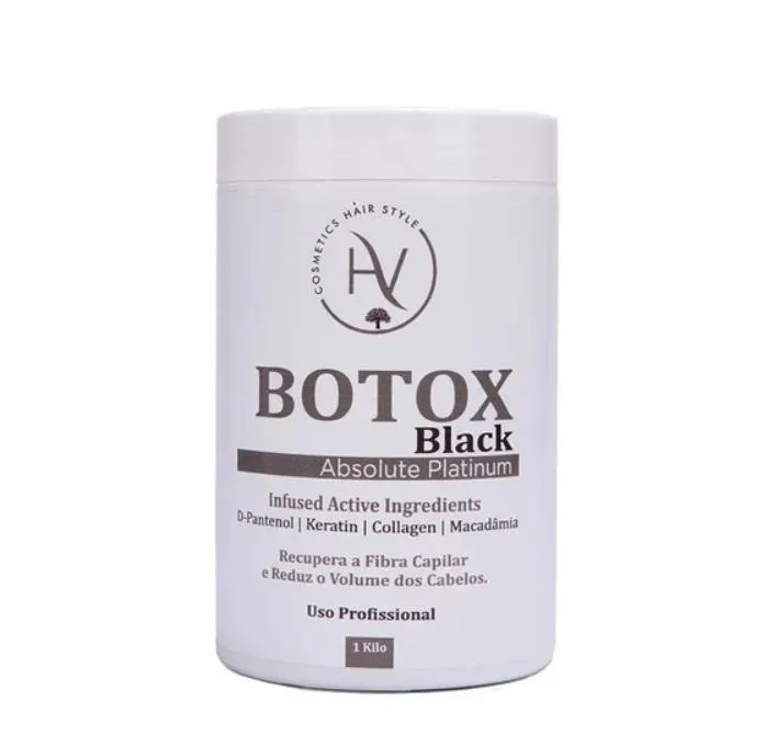 Black Platinum Absolute Fiber Repair Volume Reducer Btox 1Kg - HV Cosmetics