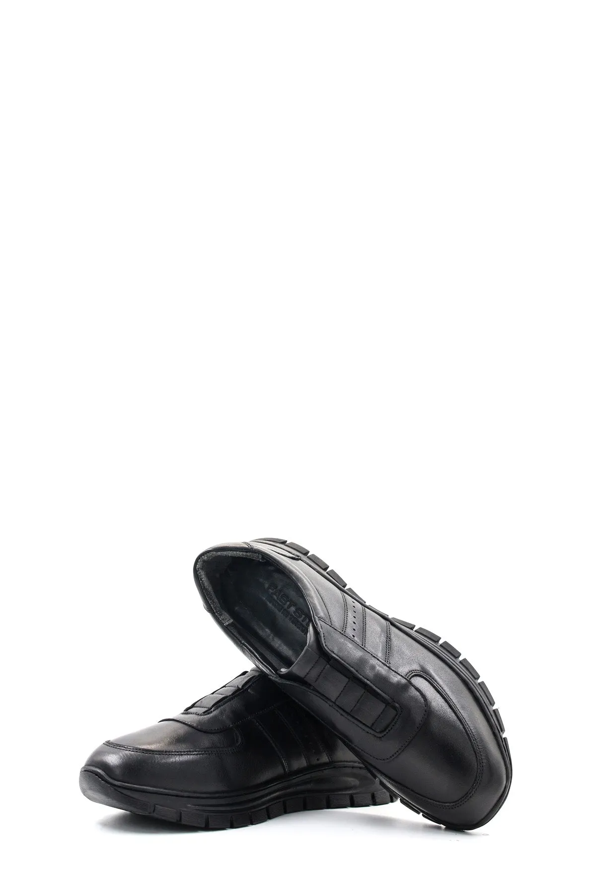 Black Slip-On Comfort Shoes-Wessi