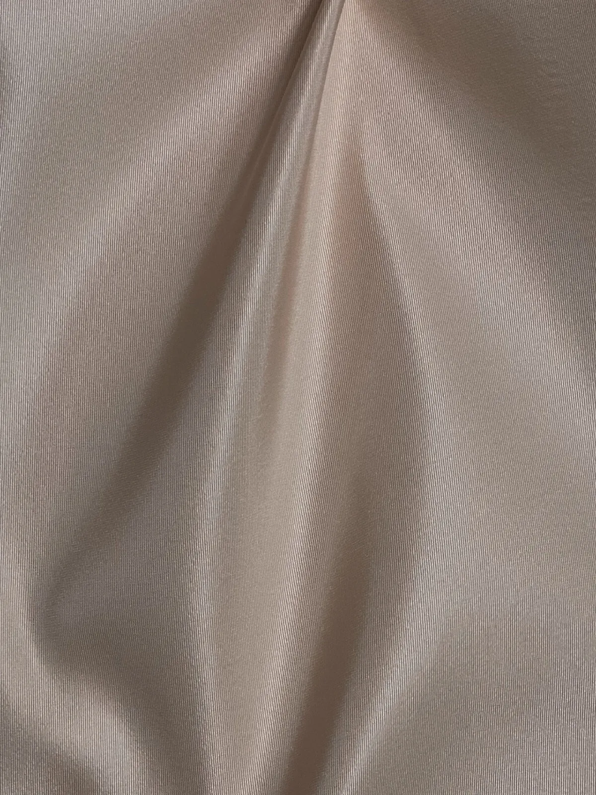 Blush Italian Satin Faille Fabric