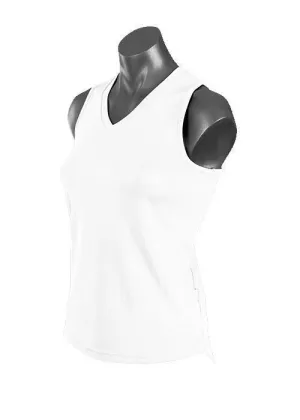 Botany Ladies Training Singlet - White