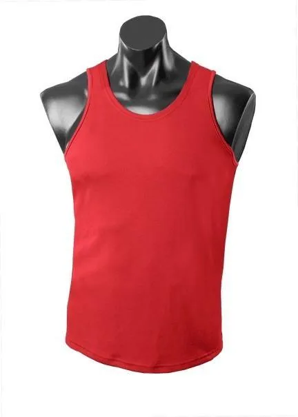 Botany Mens Training Singlet- Red