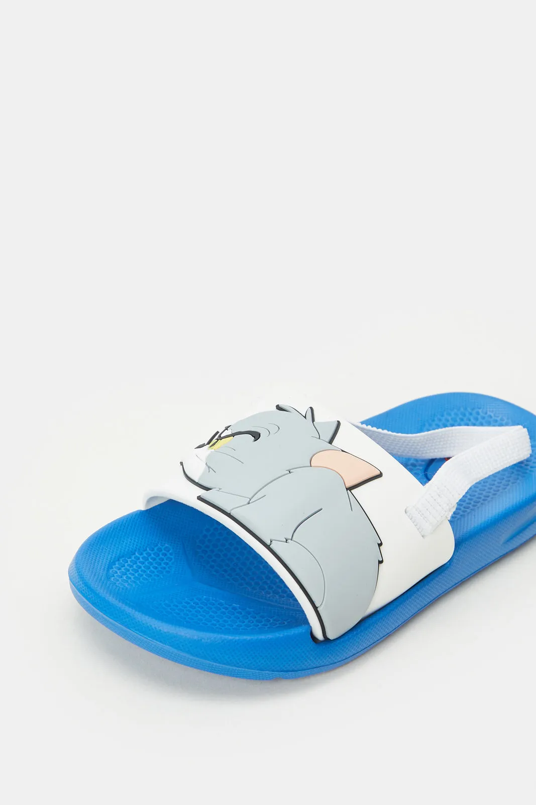 Boys Blue Tom And Jerry Slingback Slide