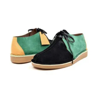 British Walkers Kingston Desert Trek Men's Jamaica Green Yellow Black Suede