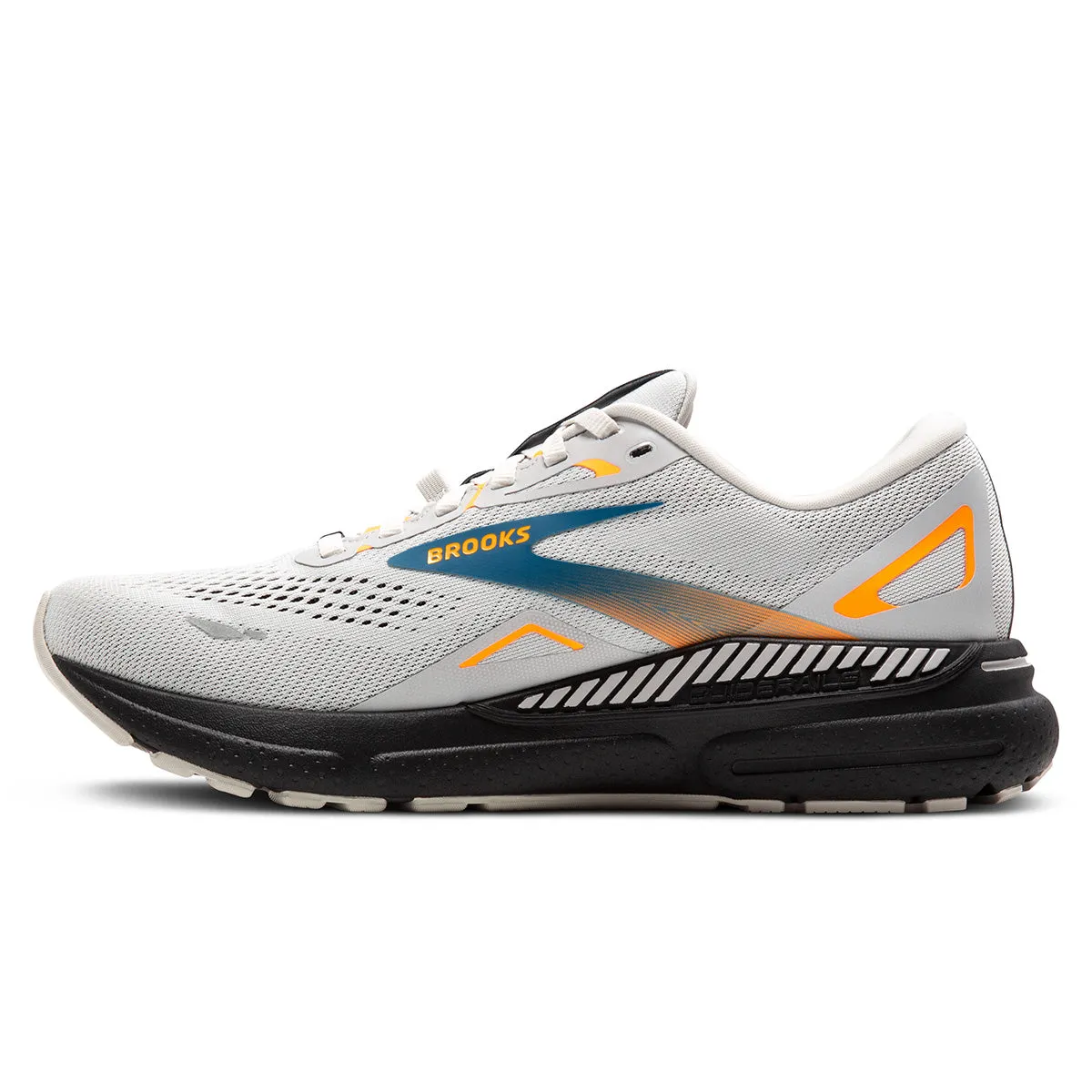 Brooks Adrenaline GTS 23 GTX Mens | Oyster Mushroom/orange/blue