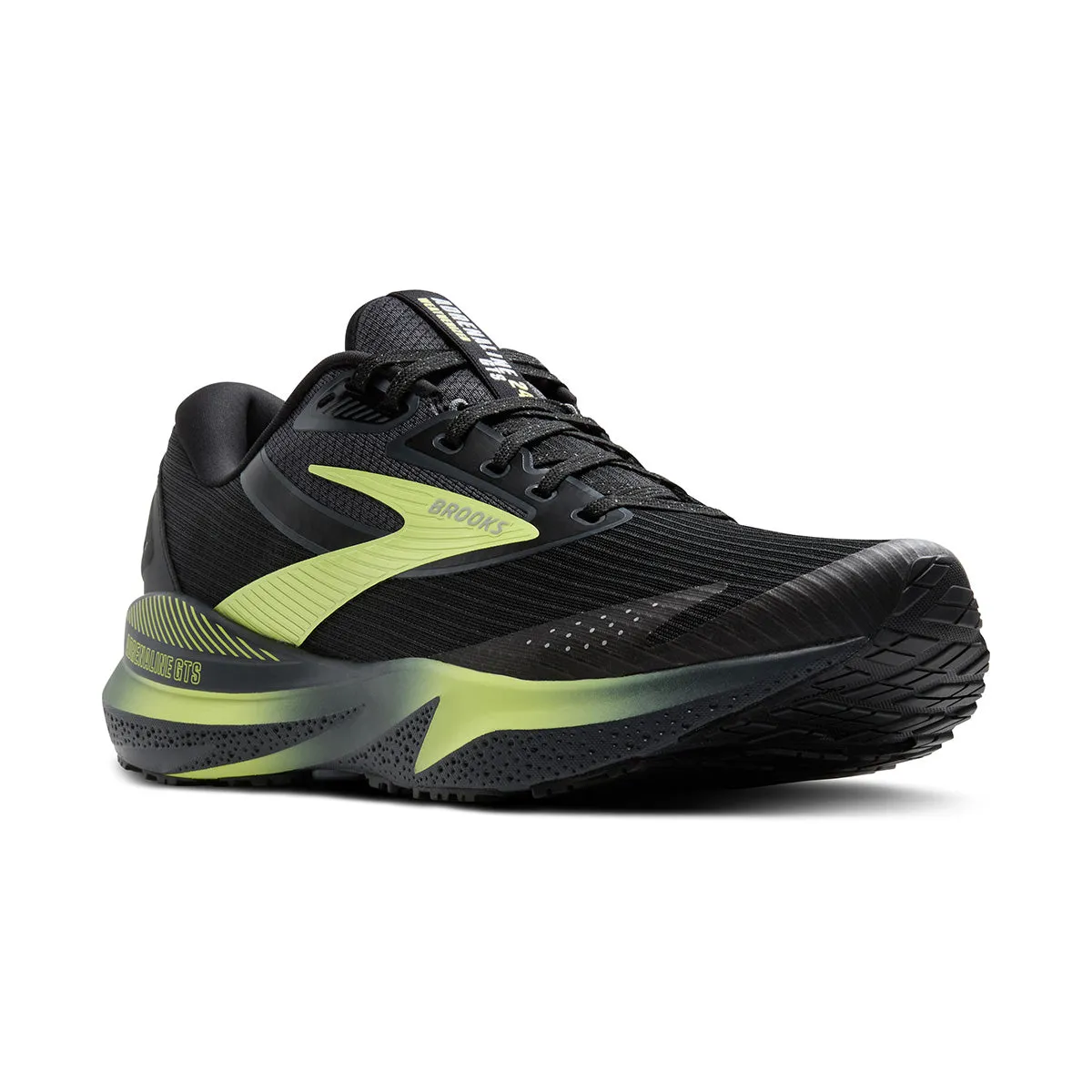 Brooks Adrenaline GTS 24 Weatherized Mens | Black/ebony/new Yellow