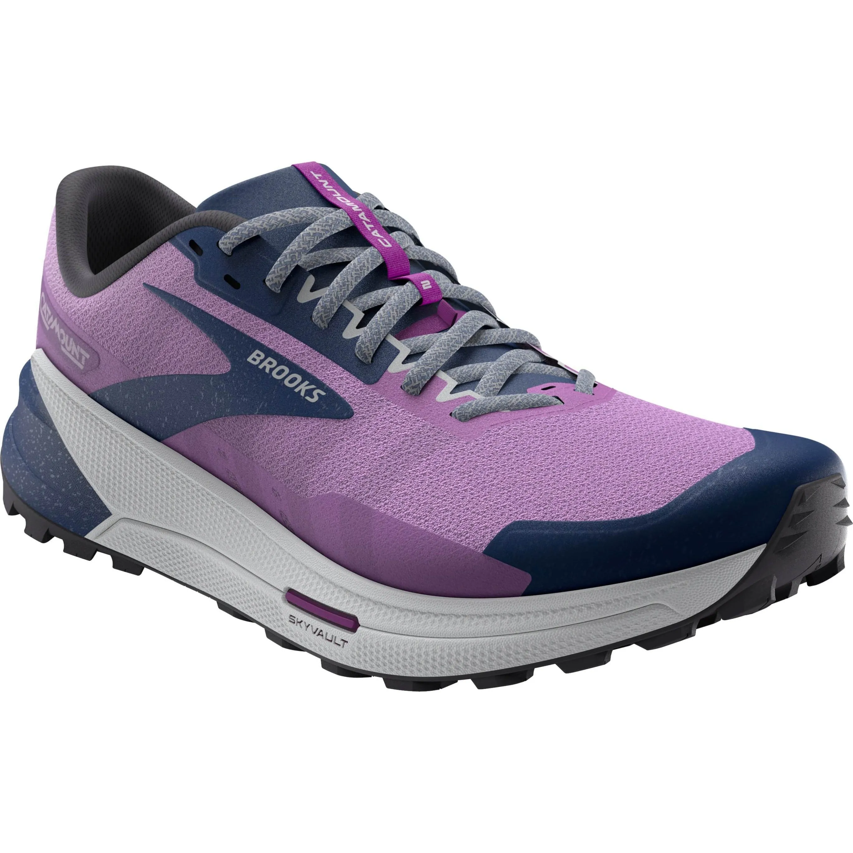 Brooks Catamount 2 Womens Trail Running Shoes - Purple