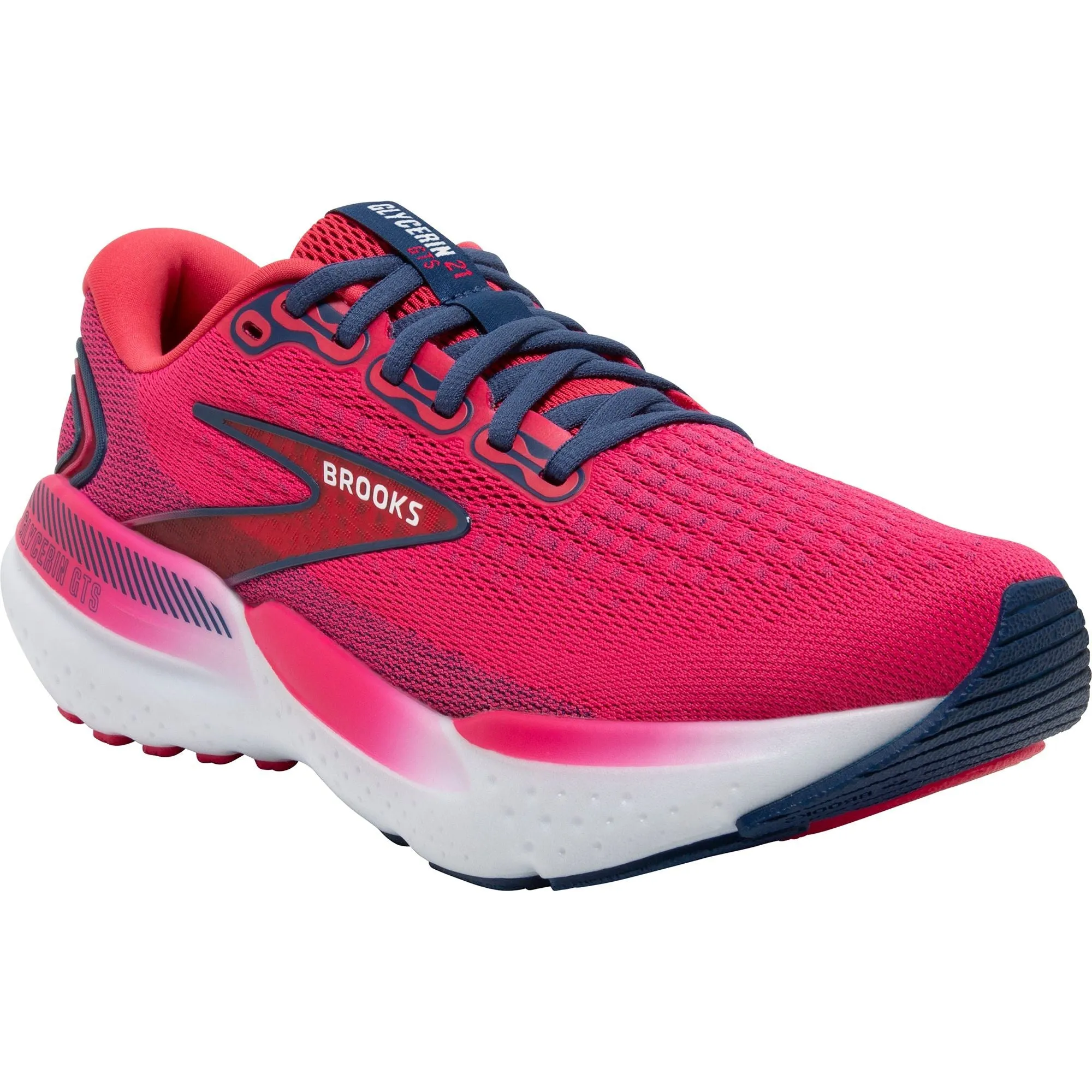 Brooks Glycerin GTS 21 Womens Running Shoes - Pink