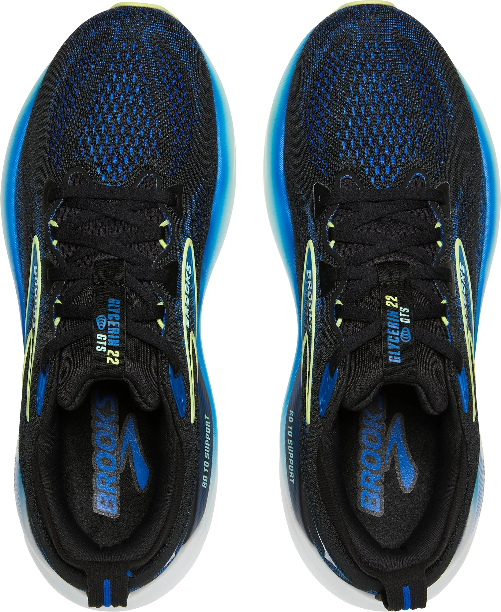 Brooks Glycerin GTS 22 Mens Running Shoes - Black