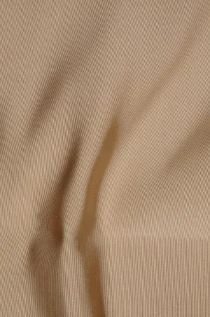 Champagne Beige Silk Faille Fabric