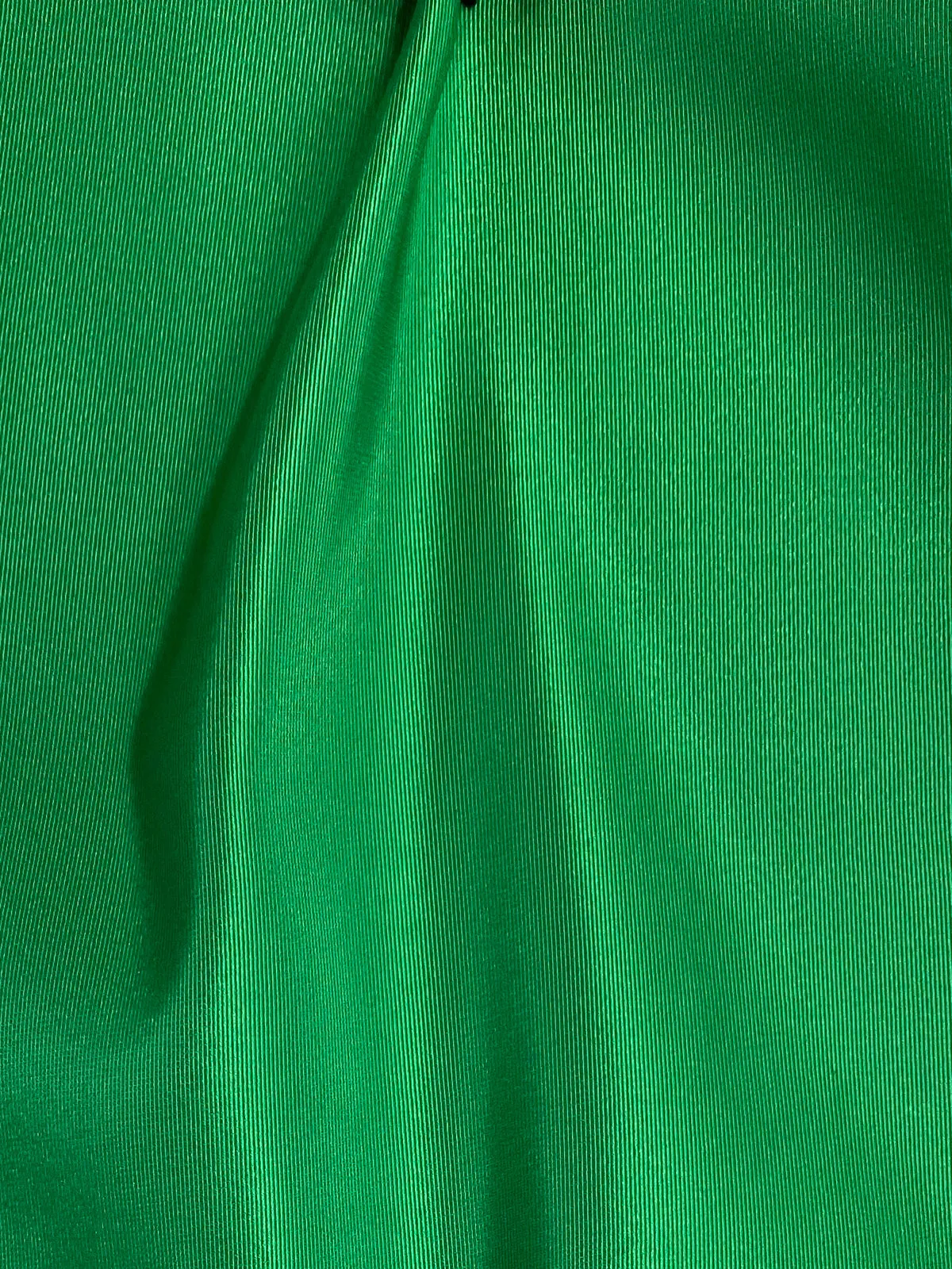 Christmas Green Italian Satin Faille Fabric