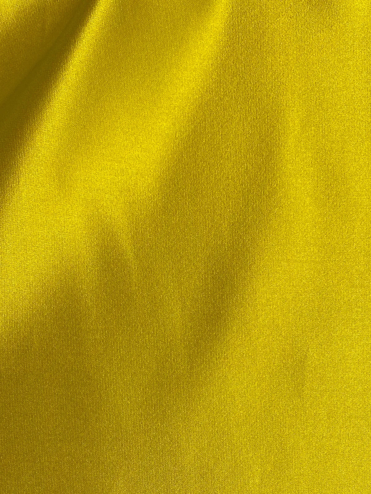 Citron Italian Satin Faille Fabric