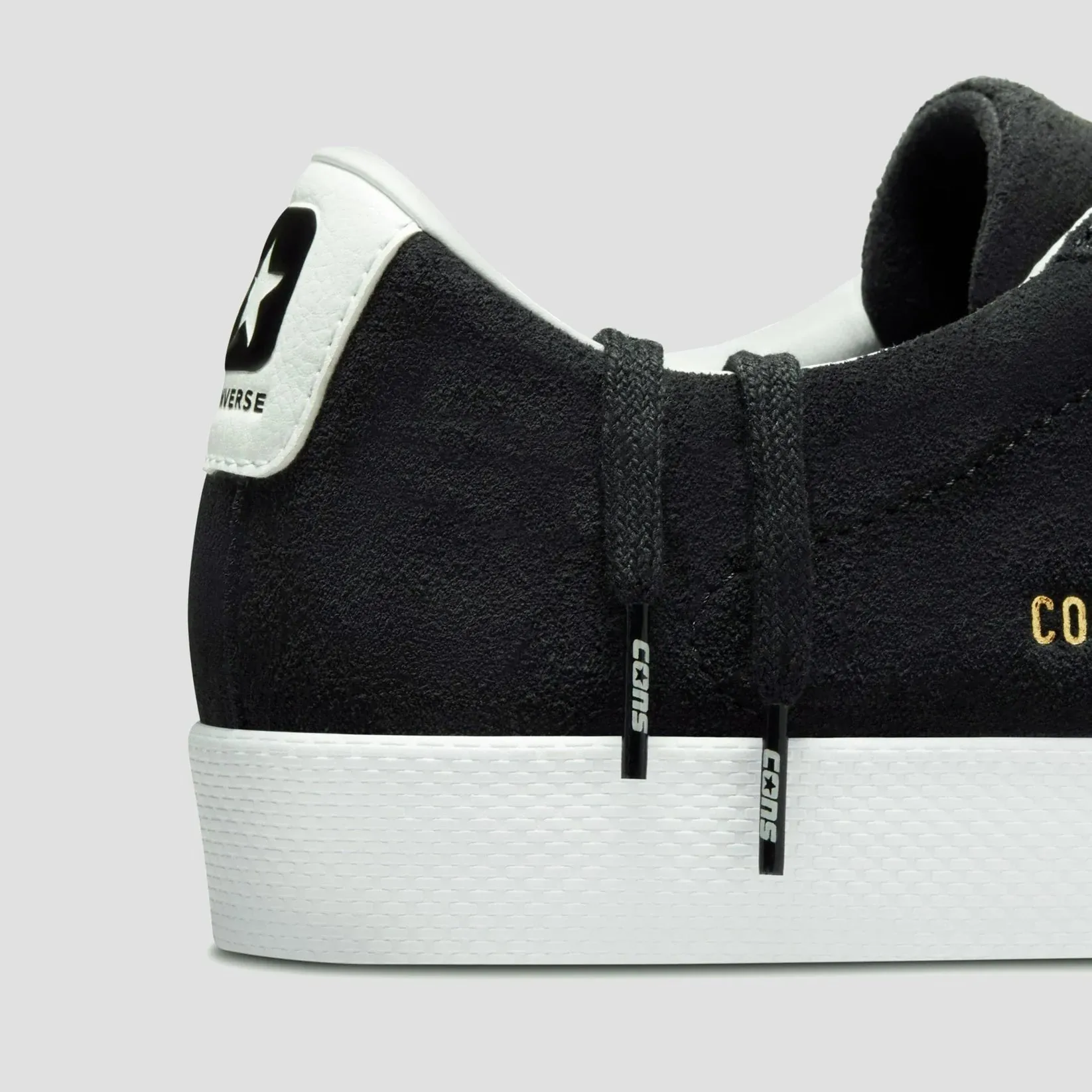 Converse CONS PL Vulc Pro Ox Skateboarding Shoes - Black / White