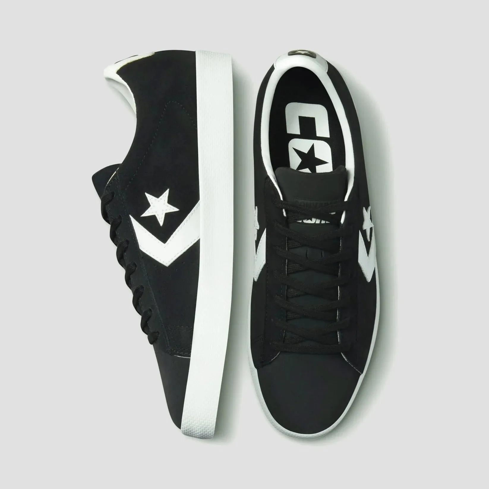 Converse CONS PL Vulc Pro Ox Skateboarding Shoes - Black / White