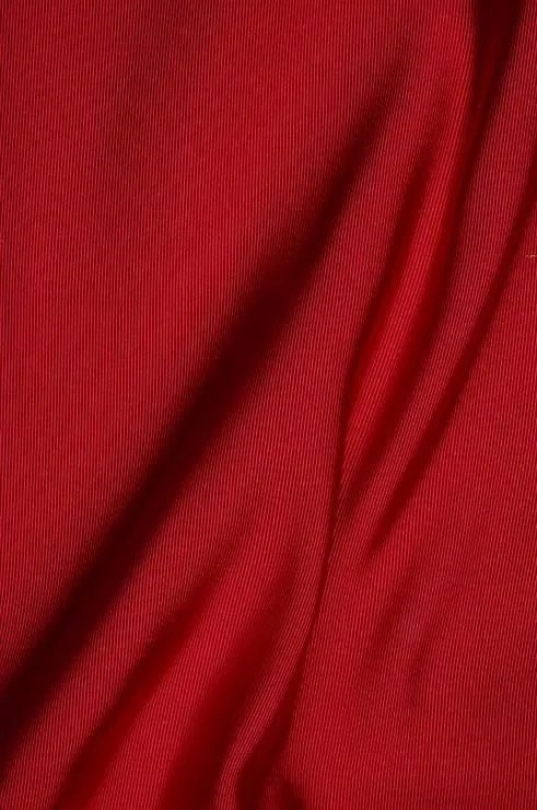 Crimson Silk Faille Fabric