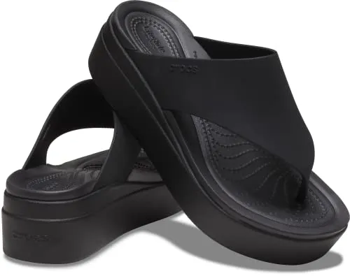 Crocs Women Black Brooklyn Flip 208727-001-W10