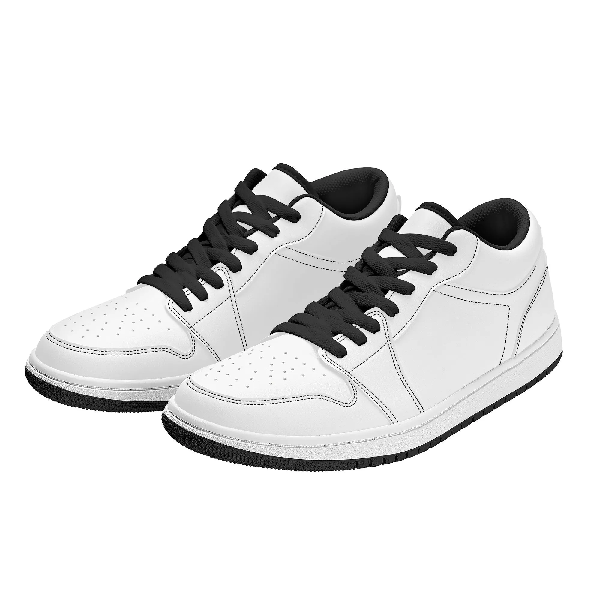 Custom Low Top Skateboard Shoes -Black