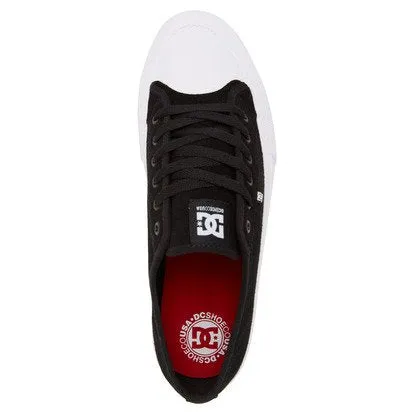 DC SHOES MANUAL RT SKATE BLACK/WHITE (bkw)