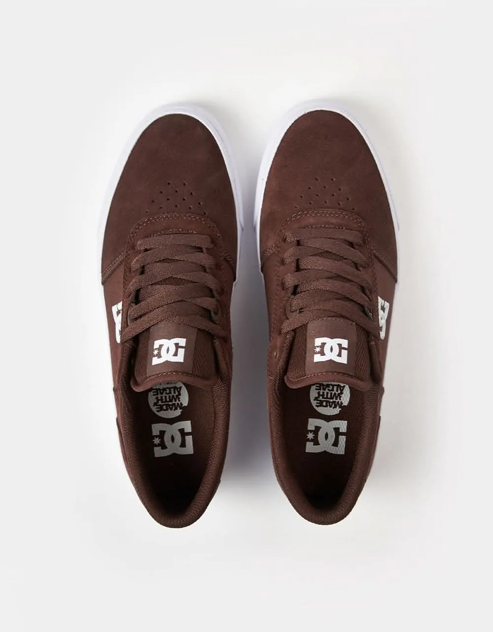 DC Teknic Skate Shoes - Chocolate Brown